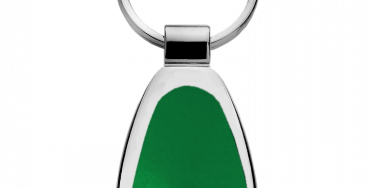 Ram Longhorn Skull Teardrop Key Chain Fob - Official Licensed