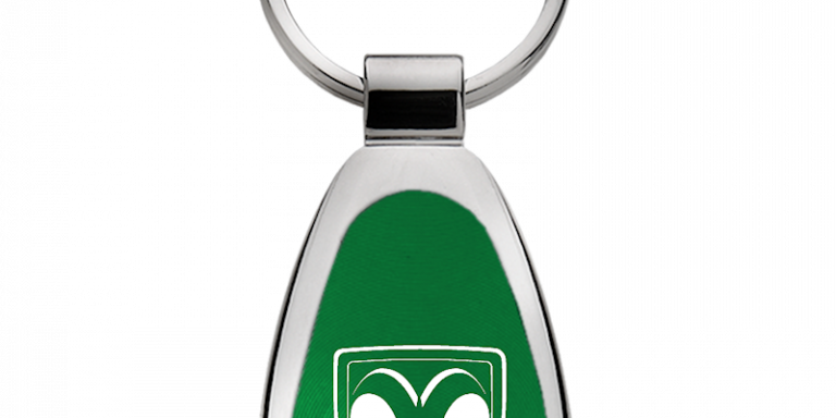 Ram Head Teardrop Key Chain Fob -Official Licensed