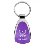 U.S. Navy Insignia Teardrop Key Chain Fob - Official Licensed