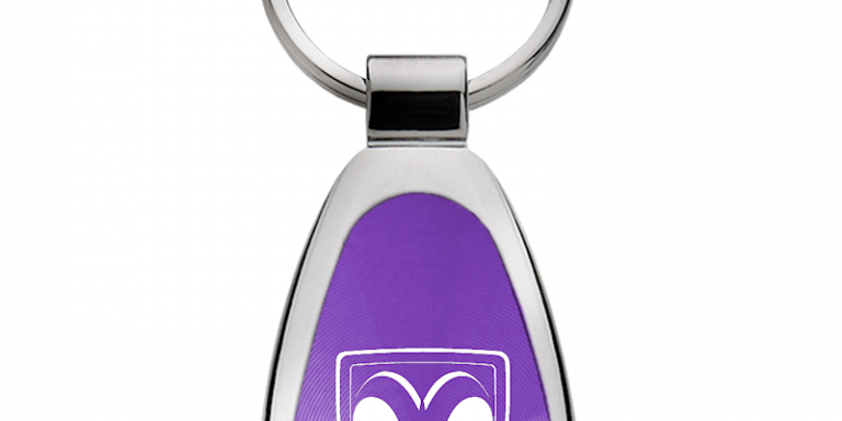 Ram Head Teardrop Key Chain Fob -Official Licensed