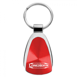 Ram Longhorn Laramie Teardrop Key Chain Fob - Official Licensed