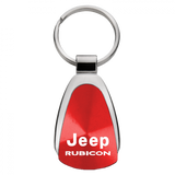 Jeep Rubicon Teardrop Key Chain Fob - Official Licensed