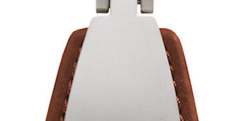 RAM Longhorn Leather Teardrop Key Chain Fob - Official Licensed