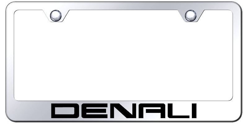 GMC Denali Standard License Plate Frame - Laser Etched - Official Licensed