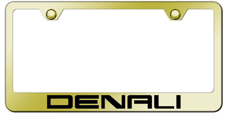 GMC Denali Standard License Plate Frame - Laser Etched - Official Licensed