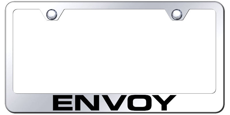 GMC Envoy Standard License Plate Frame - Laser Etched - Official Licensed