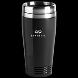 Infiniti Logo Black 16oz Stainless Steel Tumbler Travel Mug Official Licensed