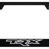 Ram TRX Laser Etched Logo Black Standard License Plate Frame Official Licensed