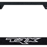 Ram TRX Laser Etched Logo Rugged Black License Plate Frame Official Licensed