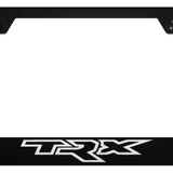 Ram TRX Laser Etched Logo Cut-Out Black License Plate Frame Official Licensed