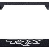 Ram TRX Laser Etched Logo Rugged Black License Plate Frame Official Licensed